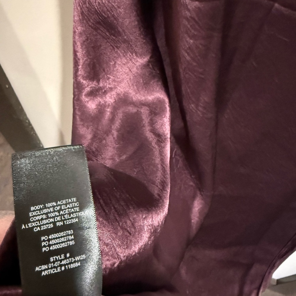 Babaton Satin Maxi Skirt in Cardamon Size 8 - Picture 5 of 7